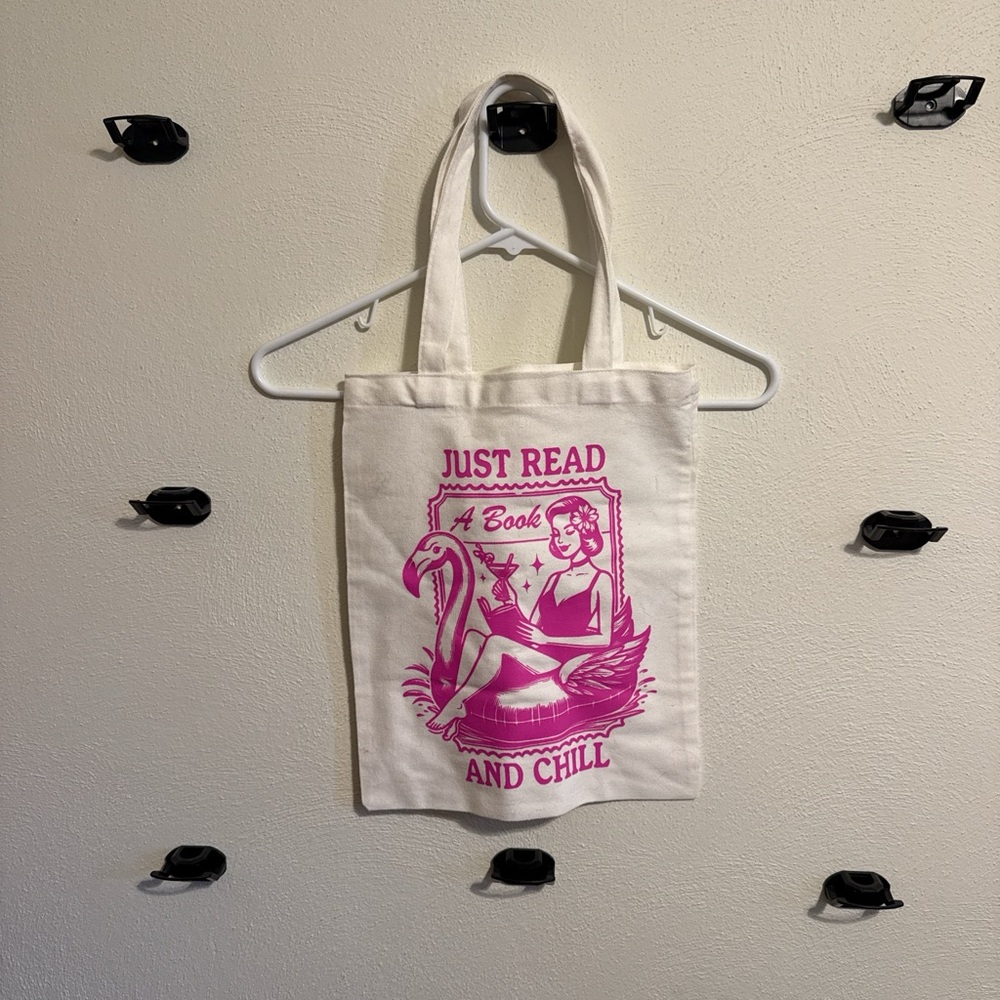 Pink Graphic Tote Bag